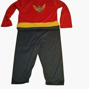 Kids Superhero Costume Red  Blue Yellow Accent Child Small